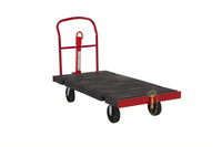 Rubbermaid Commercial Products Towable Platform Truck with 30 x 60 Inch Deck, 2,500 lb Capacity, Black Powder-Coated Steel