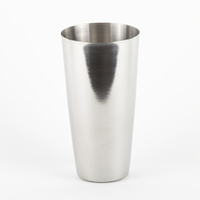 American Metalcraft 28 oz Stainless Steel One-Piece Cocktail Shaker, Mirror Finish