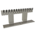 Thumbnail image #1 for Glastender 14-Faucet Countertop Glycol-Cooled Bridge Draft Dispensing Tower, Mirror Finish
