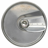 Hobart 3/8 Inch (10mm) Stainless Steel Slicing Plate for Food Processors
