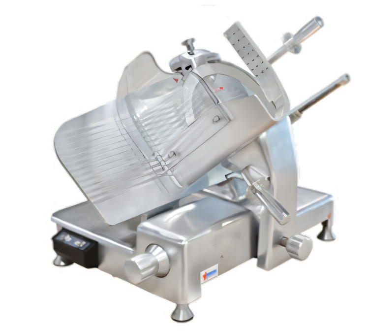 Product image #1 for Omcan 14-Inch Countertop Manual Gravity Feed Commercial Meat Slicer, 1/2 HP, 110V