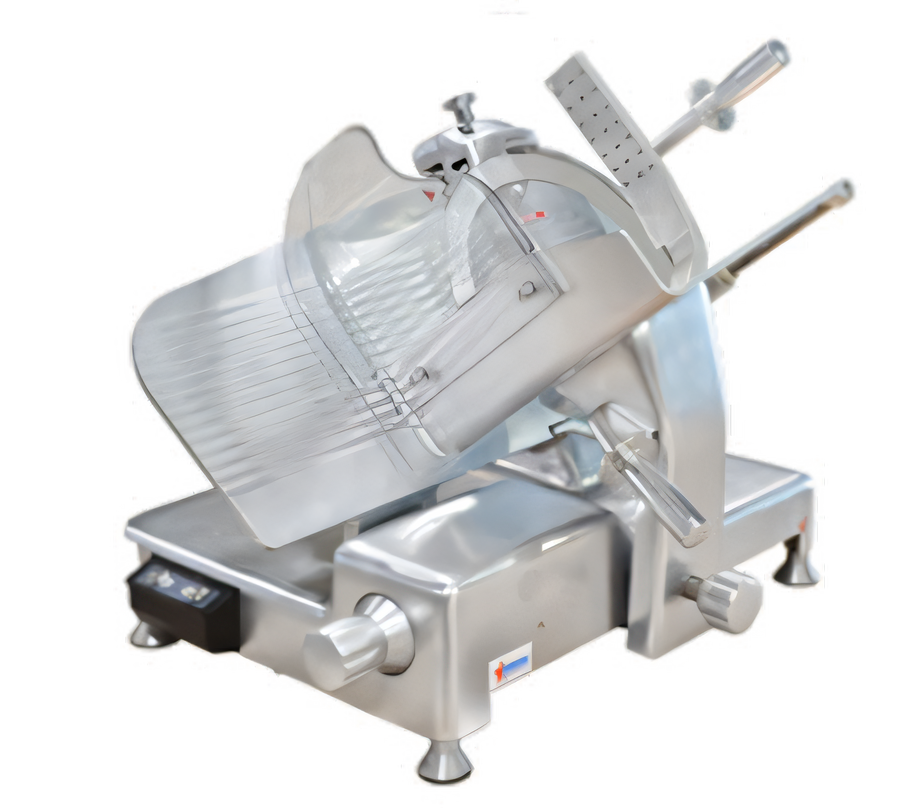 Product image #1 for Omcan 14-Inch Countertop Manual Gravity Feed Commercial Meat Slicer, 1/2 HP, 110V