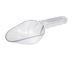 Thumbnail image #1 for Crestware 6 oz Clear Polycarbonate Round-Bottom Bar Scoop