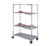 Thumbnail image #1 for New Age Mobile 4-Tier T-Bar Pot & Pan Rack, 60