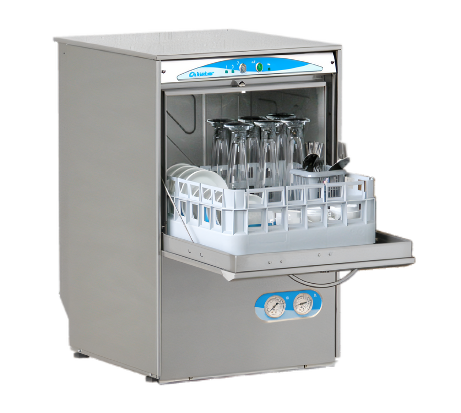 Product image #1 for Lamber S480EKDPS High-Temp Undercounter Glasswasher with Drain Pump, 60 Racks/Hour, 16 x 16 Rack