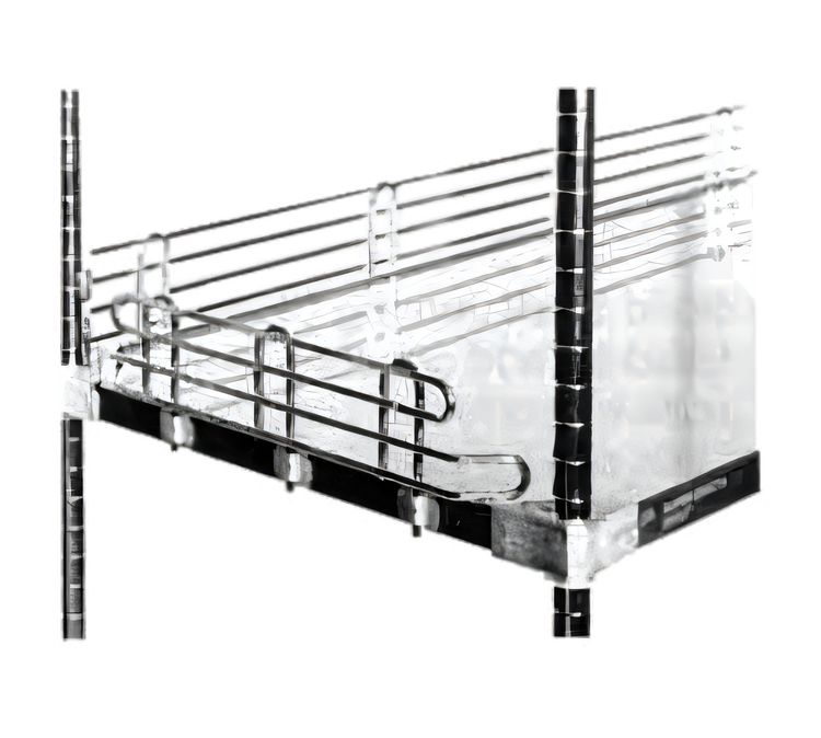 Product image #1 for Metro Super Erecta 42-Inch Chrome Shelf Ledge for Solid Shelves