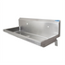 Thumbnail image #1 for BK Resources ADA Two-Station Wall-Mounted Hand Wash Sink, 48-Inch Wide, 5-Inch Deep Bowl