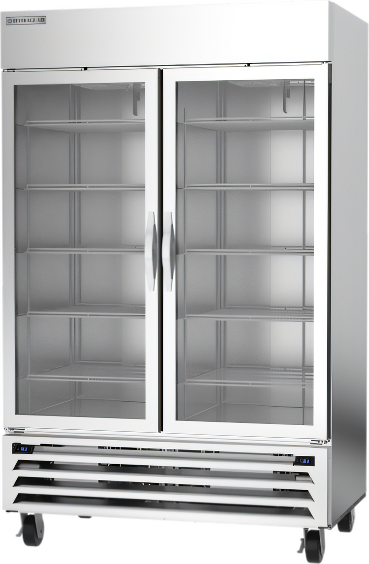 Product image #1 for Beverage-Air Horizon Series Two-Section Dual-Temperature Reach-In Refrigerator/Freezer with Glass Doors