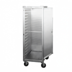 Thumbnail image #1 for Metro CD3N Mobile Aluminum Sheet Pan Delivery/Storage Cabinet, 35-Pan Capacity, 18 x 26 Inch Pans, Non-Insulated, Solid Door, Fixed Slides