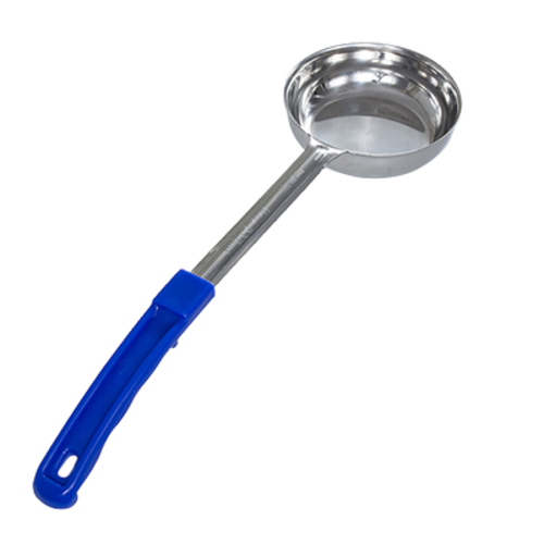 Product image #1 for Crestware 8 oz Solid Portion Control Serving Spoon with Blue Color-Coded Handle