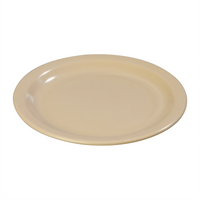 Dallas Ware® 9-Inch Tan Melamine Narrow Rim Dinner Plate