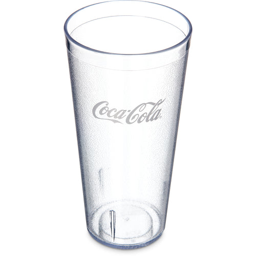 Product image #1 for Carlisle Coca-Cola 24 oz Clear Tapered Stackable SAN Tumbler