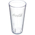 Thumbnail image #1 for Carlisle Coca-Cola 24 oz Clear Tapered Stackable SAN Tumbler