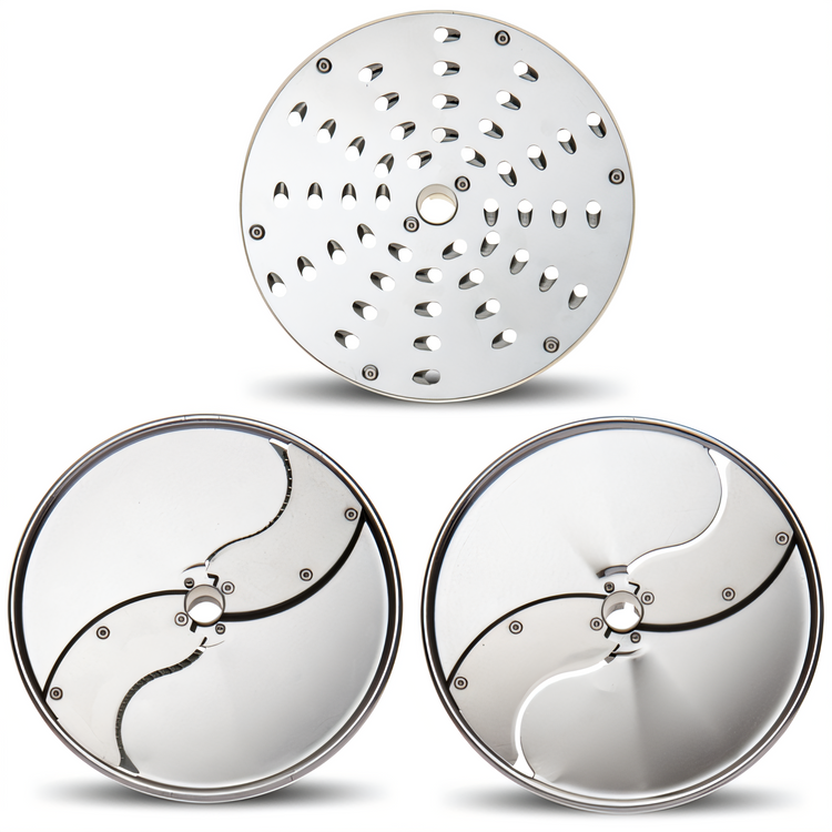 Product image #1 for Dito Sama 205 mm Cutting Disc Set with 5 mm Slicer, 4 mm Grater, and 6 mm Julienne/Shredder
