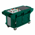 Thumbnail image #2 for Cambro Versa Food Bar™ 5-Foot Mobile Cold Food Work Table with Storage, Heavy-Duty Casters, Kentucky Green