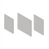 Thumbnail image #1 for John Boos Poly Board Sink Cover Set, Three Boards, 21 x 21 Inch