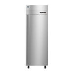 Thumbnail image #1 for Hoshizaki HC1A-FS Upright Reach-In Heated Holding Cabinet, 1 Section, Full Stainless Steel Solid Doors, 3-Shelf Capacity, Digital Control