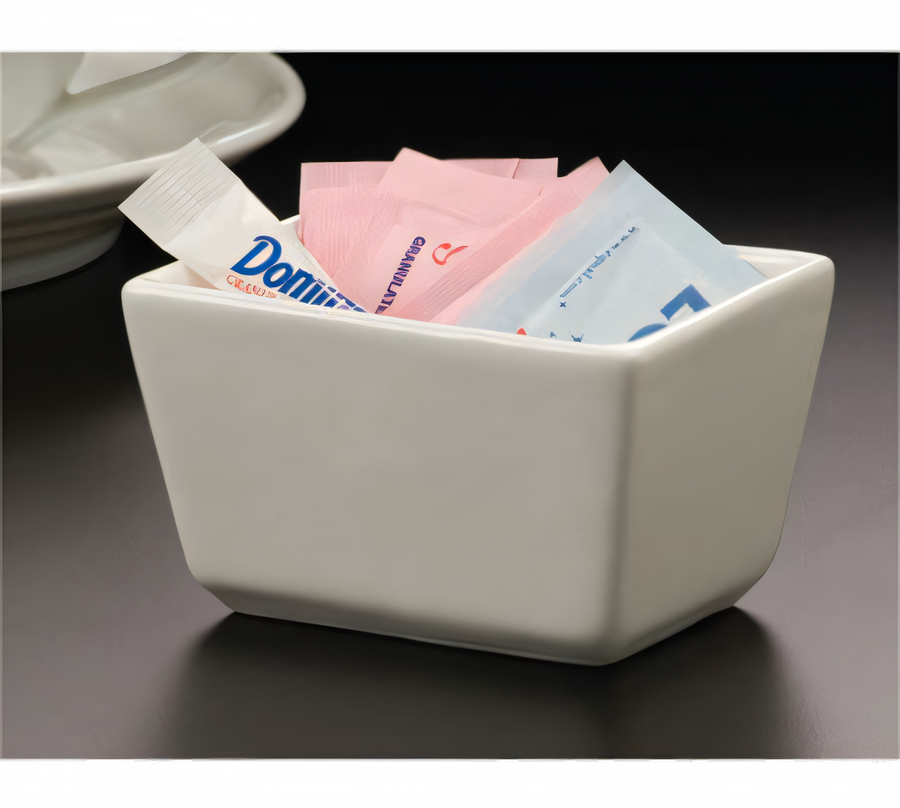 Product image #1 for American Metalcraft Ceramic Sugar Packet Holder, 3 1/2 x 2 1/2 x 2 Inches