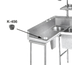 Thumbnail image #1 for Advance Tabco Installed Commercial Trash Can Scrap Block