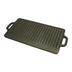 Thumbnail image #1 for Winco Rectangular Reversible Cast Iron Grill/Griddle Pan, 20 x 9-1/2 Inch, Pre-Seasoned, Induction Ready, Black