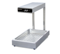 Infrared French Fry Display Warmer with Unheated Raised Base and Full-Size Pan
