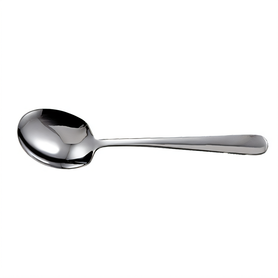 Product image #1 for Winco One-Piece Stainless Steel Round-Edge Serving Spoon, 8-5/8 Inch