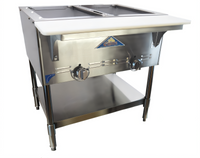 Comstock-Castle Castle Series 30-Inch Gas Serving Counter Hot Food Table with 2 Dry Wells