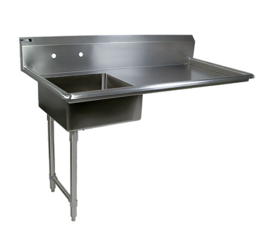 Product image #1 for John Boos Soiled Straight Undercounter Dishtable with Left-to-Right Operation and 20" x 20" Pre-Rinse Sink