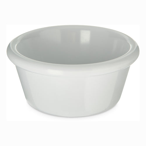 Product image #1 for Carlisle 6 oz White Smooth Stackable Melamine Ramekin