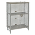Thumbnail image #1 for Cambro Camshelving Premium Stationary Vented Security Unit with Full-Wrap Stainless Steel Cage