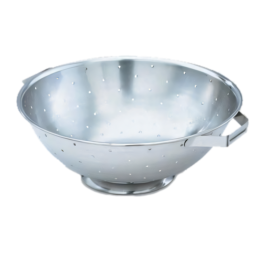 Product image #1 for Vollrath 5-Quart Stainless Steel Colander with Side Handles and Footed Base, 11-1/4 Inch