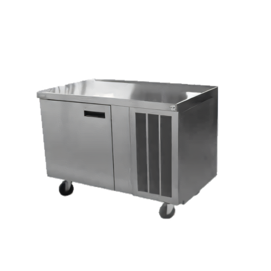 Product image #1 for Delfield Three-Section Refrigerated Work Table, 114-Inch, 3-Door, Side-Mounted Self-Contained R290