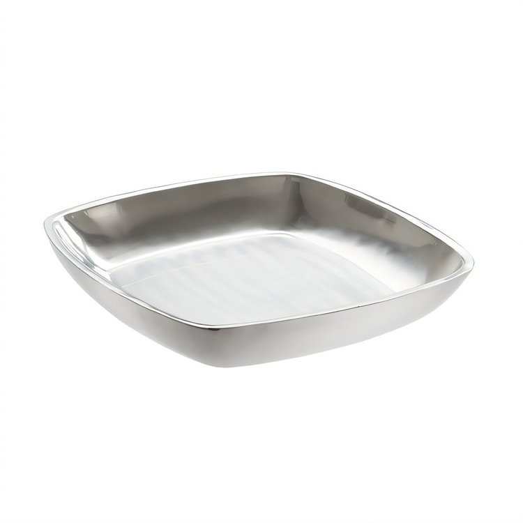 Product image #1 for American Metalcraft 12-1/8 Inch Square Double Wall Stainless Steel Seafood Tray