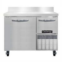 Continental Refrigerator FA43NBS 43-Inch 1-Section Worktop Freezer with 6-Inch Backsplash