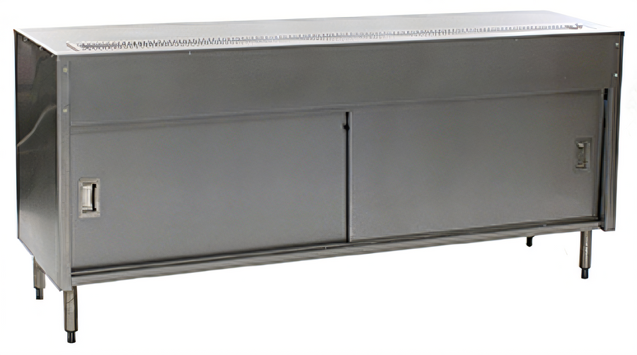 Product image #1 for Spec-Master 79-Inch Stainless Steel Urn Stand with Enclosed Base and Drip Trough