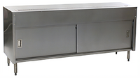 Spec-Master 79-Inch Stainless Steel Urn Stand with Enclosed Base and Drip Trough
