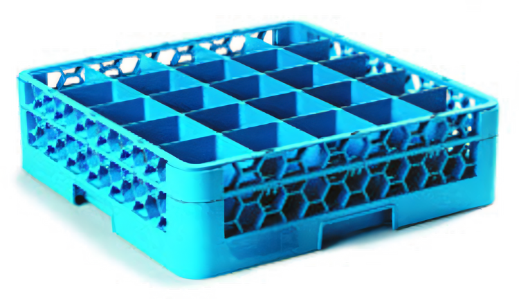 Product image #1 for OptiClean 25-Compartment Full-Size Dishwasher Glass Rack with 1 Extender
