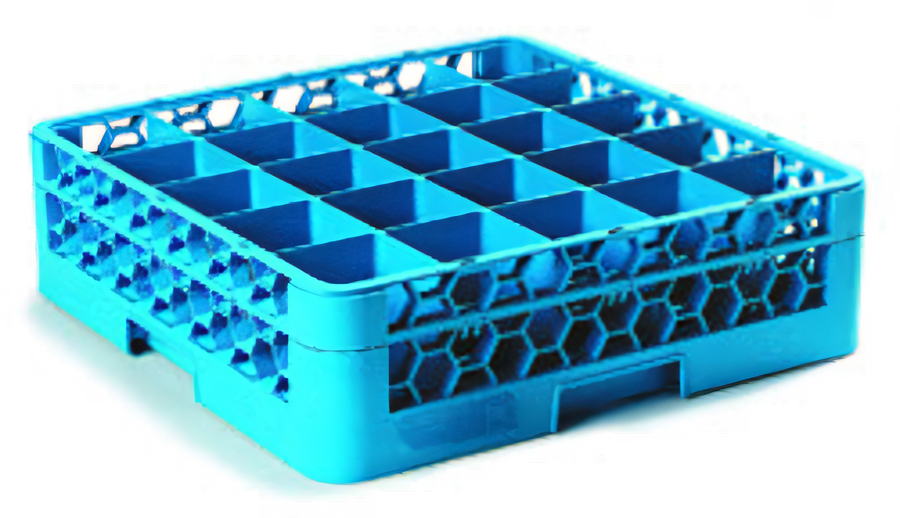 Product image #1 for OptiClean 25-Compartment Full-Size Dishwasher Glass Rack with 1 Extender