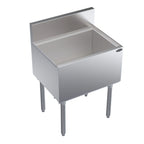 Thumbnail image #1 for Krowne Royal Series KR19-24 Stainless Steel Underbar Ice Bin/Cocktail Unit, 24"W x 19"D, 74-lb Capacity, 12" Deep Liner