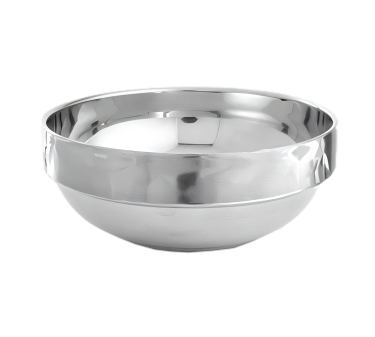Product image #1 for 16 oz. Round Double Wall Stainless Steel Stackable Serving Bowl