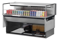 Turbo Air 60-Inch Low-Profile Drop-In Horizontal Open Refrigerated Display Case, Self-Contained, Deck Only, 8 Cu. Ft.