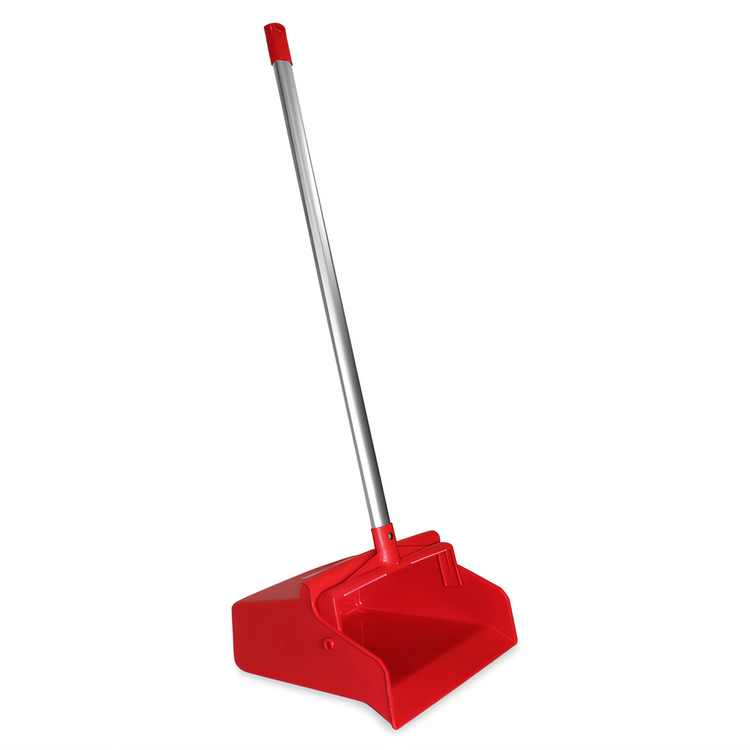 Product image #1 for Sparta Color-Coded 30-Inch Upright Dustpan with Aluminum Handle, Red
