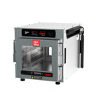 Thumbnail image #1 for Metro HotBlox™ HBCN4-DCPC-CT 4-Pan Pass-Thru Countertop Insulated Holding Cabinet with Clear Doors and Digital Touchscreen Controls