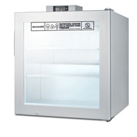 Accucold Nutrition Center Undercounter Glass Door Freezer, 2.0 Cu. Ft., Gray Exterior