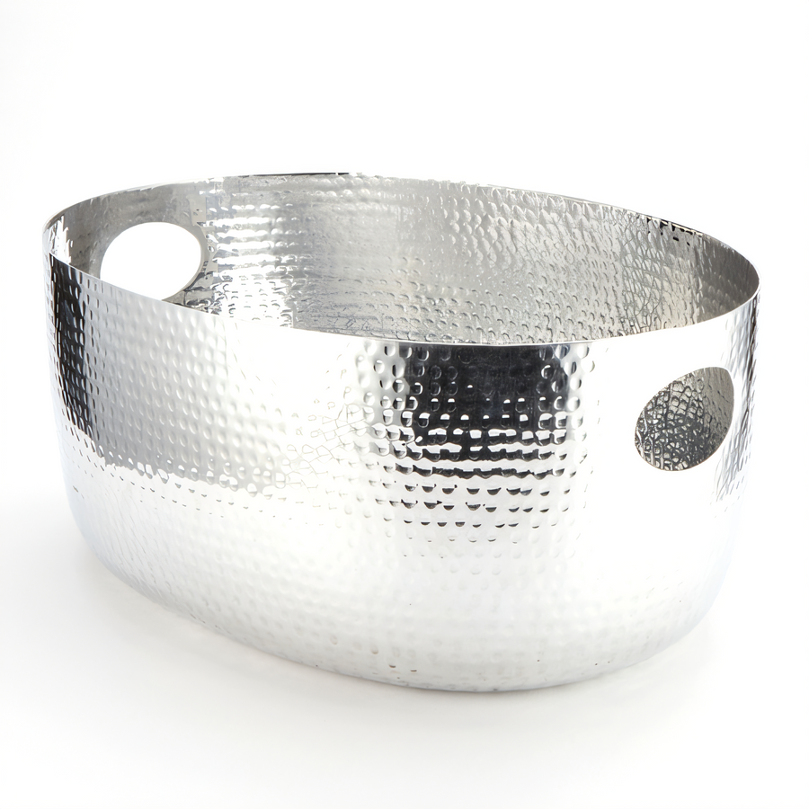 Product image #1 for American Metalcraft Hammered Aluminum Oval Beverage Tub, 16-1/4 Qt.