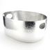 Thumbnail image #1 for American Metalcraft Hammered Aluminum Oval Beverage Tub, 16-1/4 Qt.