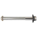 Thumbnail image #1 for Micro Matic USA 4340A Beer Dispenser Shank Assembly, 10 in x 1/4 in Bore, Forged Brass, Coupling Nut, Sleeve, Snap Ring, Lock Nut, Black Plastic Fl