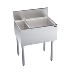Thumbnail image #1 for Krowne KR19-MS26L-7 26-Inch Underbar Speed Station with Left-Side 65-Lb Ice Bin, 7-Circuit Cold Plate and 10-Bottle Well