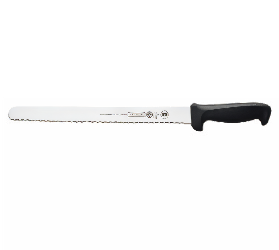 Product image #1 for Mundial 12-Inch Serrated Slicing Knife with Black Antimicrobial Polypropylene Handle