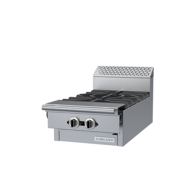 Product image #1 for Garland Cuisine Series Heavy Duty 18-Inch Modular Add-A-Unit Gas Range Top with 2 Open Burners
